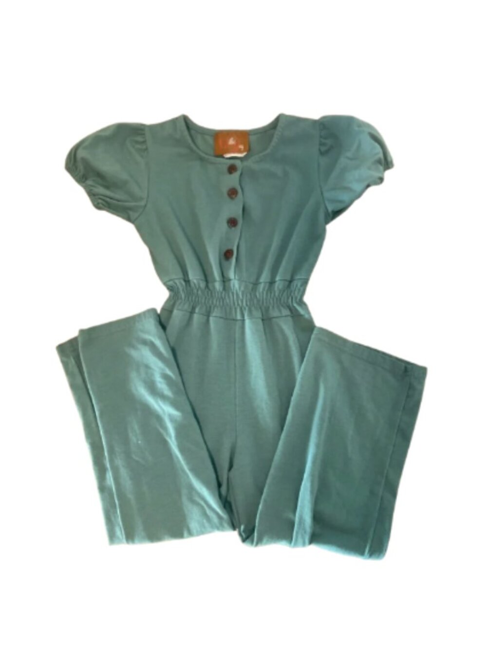 Millie Jay girls 4 smocked button jumpsuit casual transitional comfortable EUC